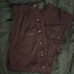 Nike SKIMS Dark Brown Snap Joggers